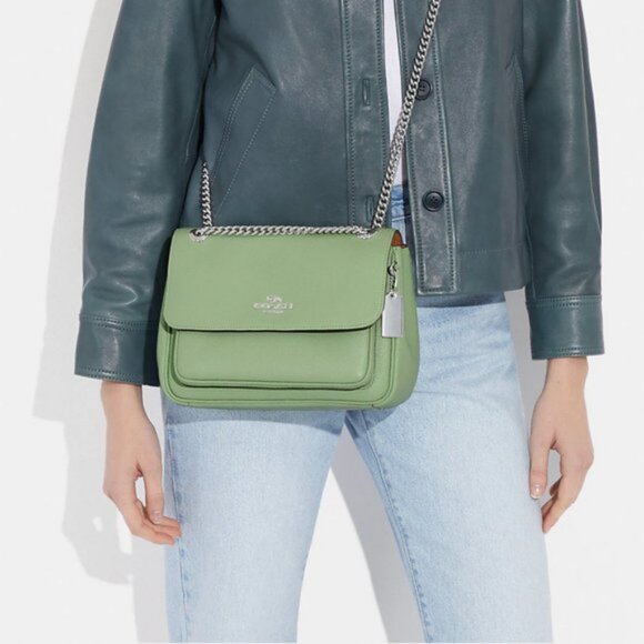 Coach Klare Chain Crossbody Shoulder bag 25 in Pale Pistachio - Picture 5 of 5